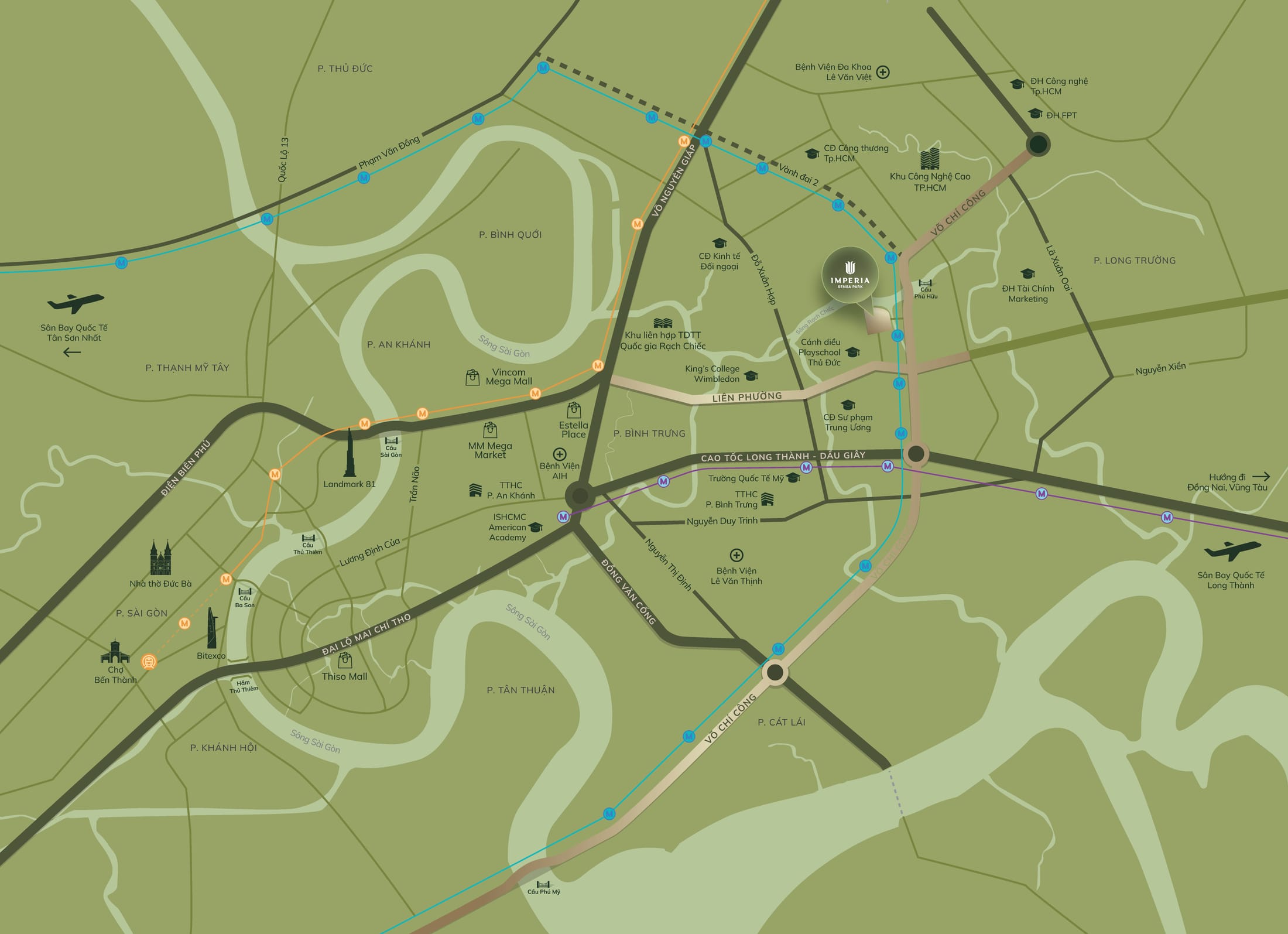 Developer location map