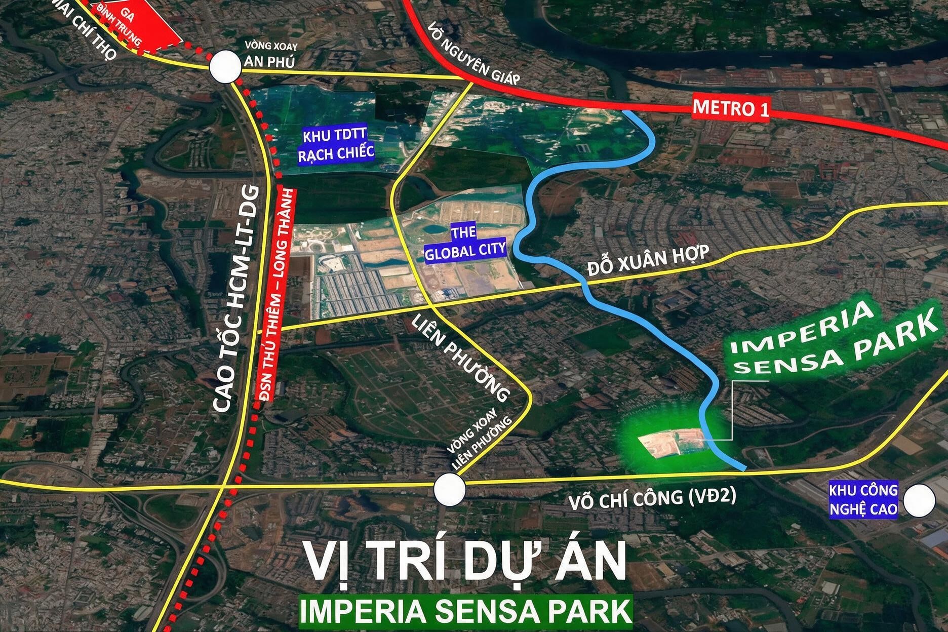 Connecting routes around the site