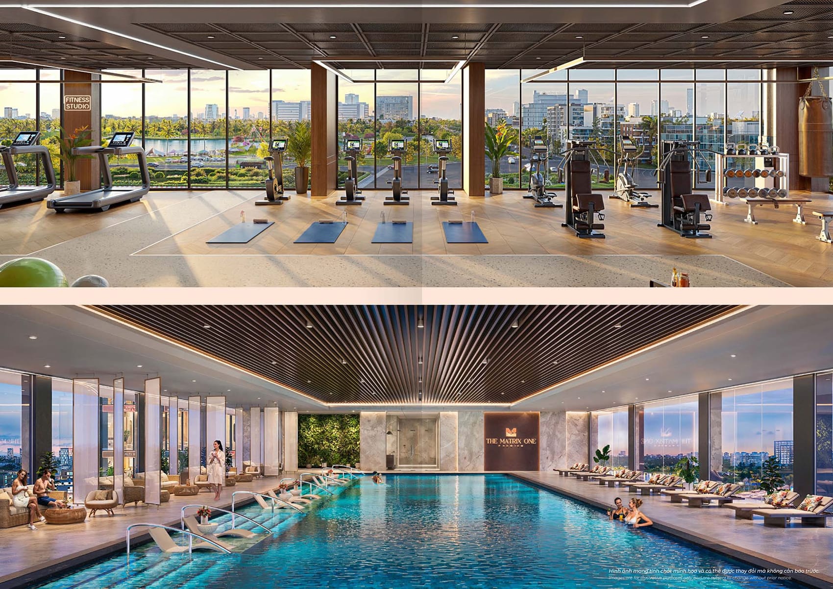 Indoor amenity floor.
