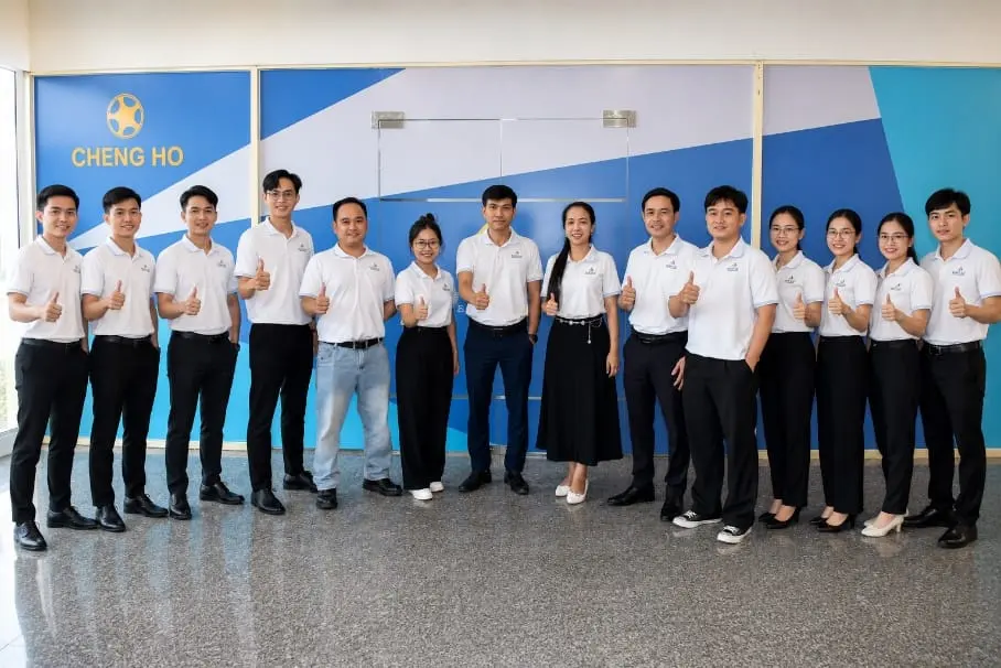 The company at the Ho Chi Minh City office.