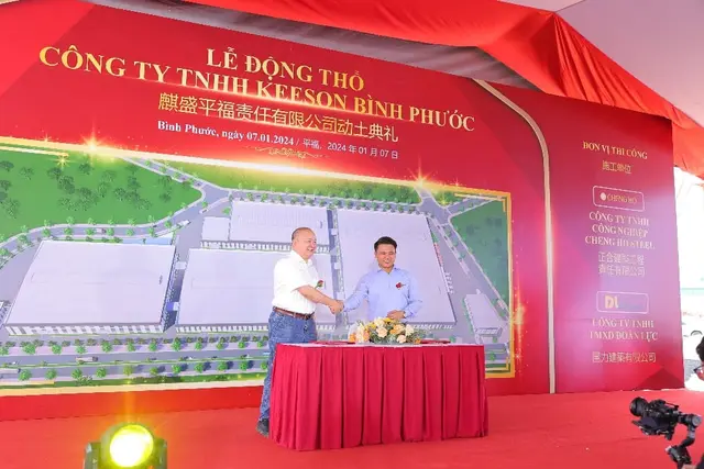 Keeson Binh Phuoc Co., Ltd — Ground breaking