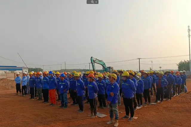 Keeson Binh Phuoc Co., Ltd — Safety training on site