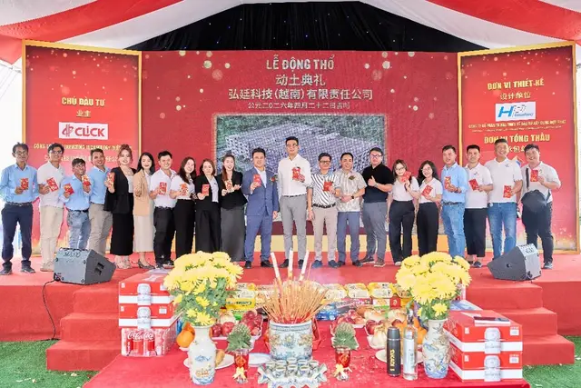 Hongting Technology (Vietnam) Co., Ltd — Ground breaking