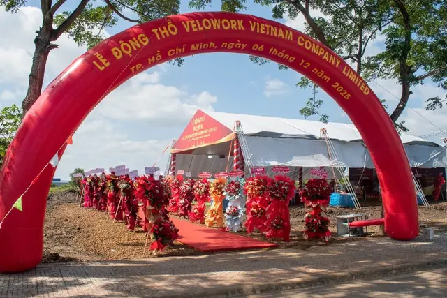 Velowork Vietnam Company Limited — Ground breaking