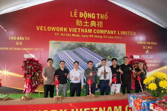 Velowork Vietnam Company Limited — Ground breaking