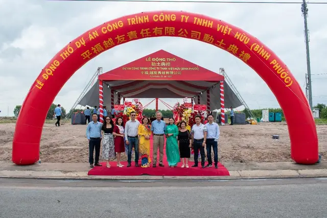 Viet Huu Co., Ltd — Binh Phuoc branch — Ground breaking