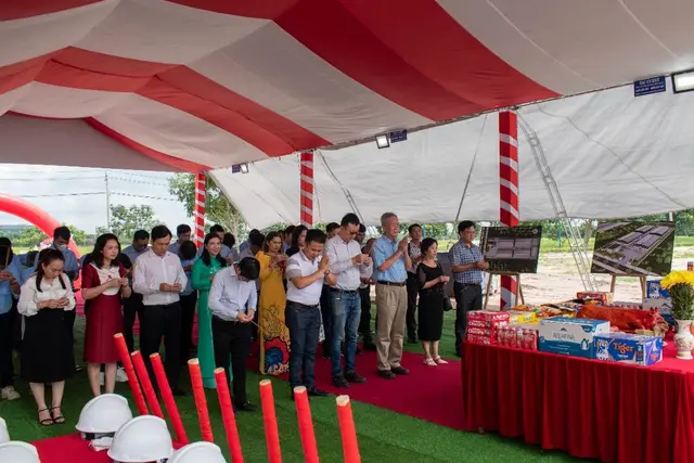 Viet Huu Co., Ltd — Binh Phuoc branch — Ground breaking