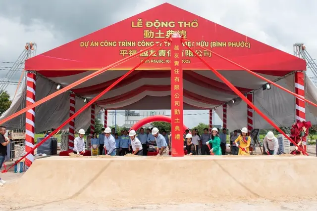 Viet Huu Co., Ltd — Binh Phuoc branch — Ground breaking