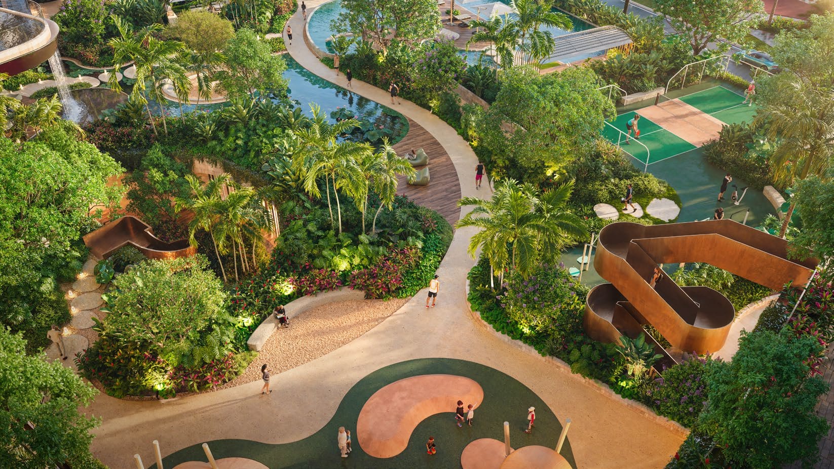 Palm River — The grounds