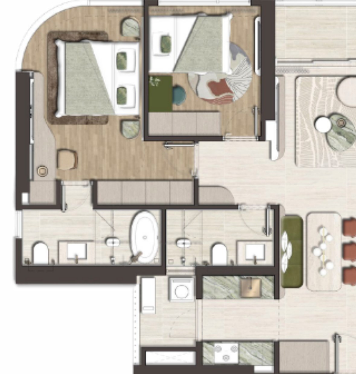Palm River — 2 bedrooms