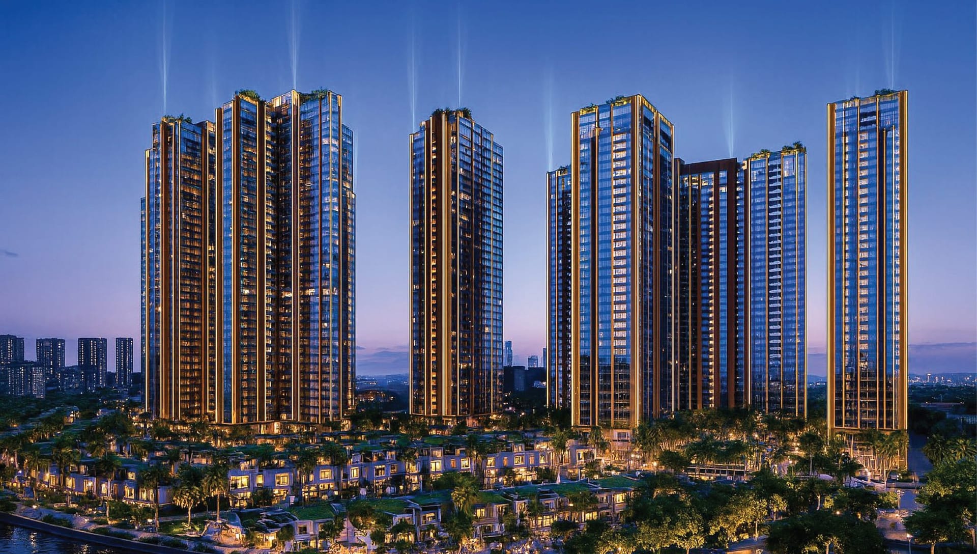Sunshine Sky City aerial view