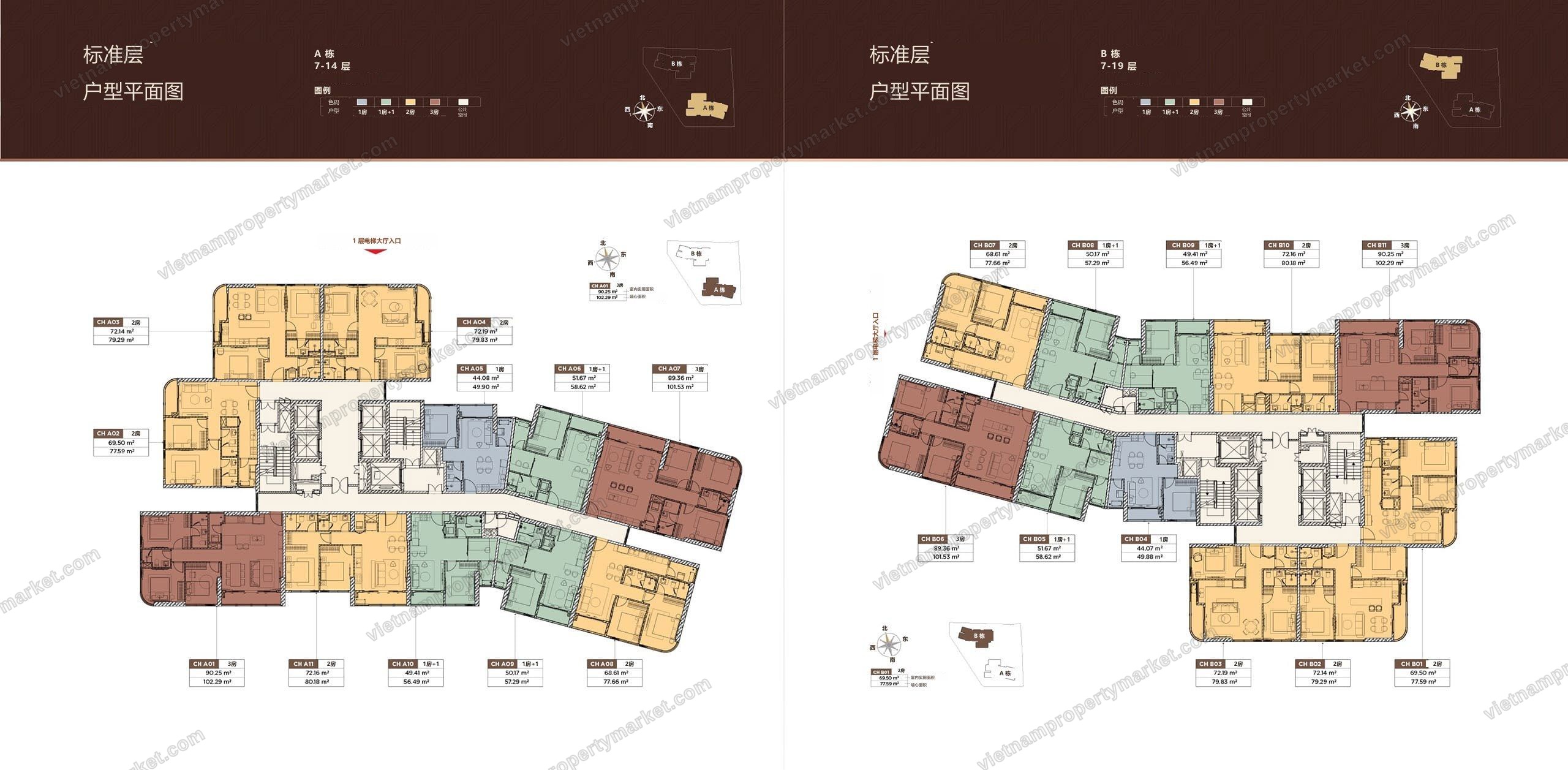 标准层平面